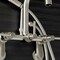 Aqua Vintage AE8458DL Wall Mount Clawfoot Tub Faucet, Brushed Nickel AE8458DL - alternate 6